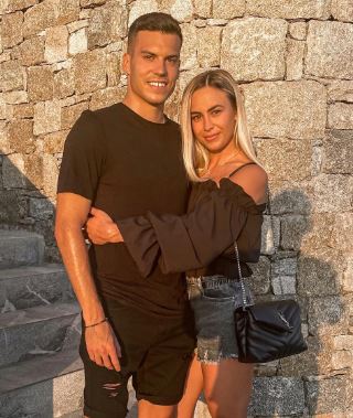 Laszlo Benes with his wife Victoria Benes